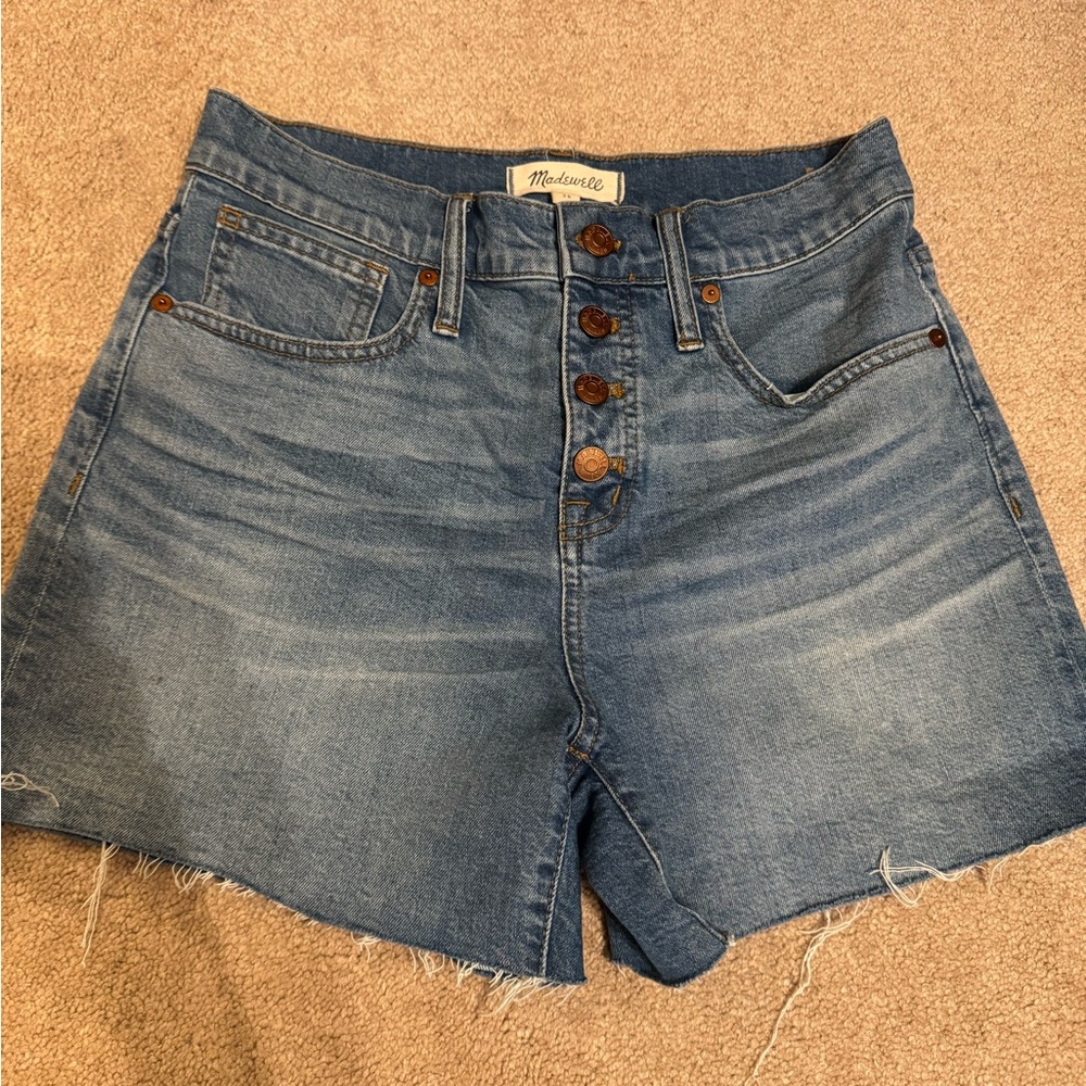 Madewell Women's Blue Denim Shorts